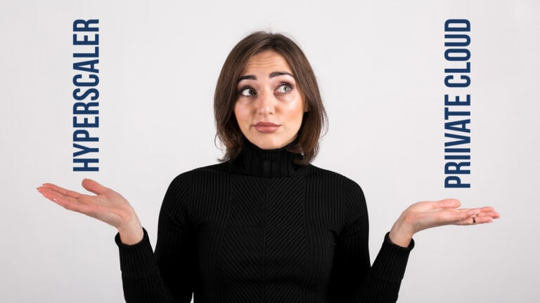 Hyperscaler vs. Private Cloud - Hyperscaler vs. Private Cloud: Welche Cloud-Lösung ist die richtige Wahl für Ihr Unternehmen?