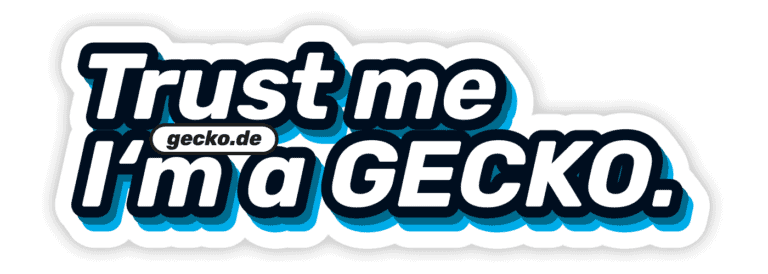GECKO Aufkleber Trust me I'm a GECKO