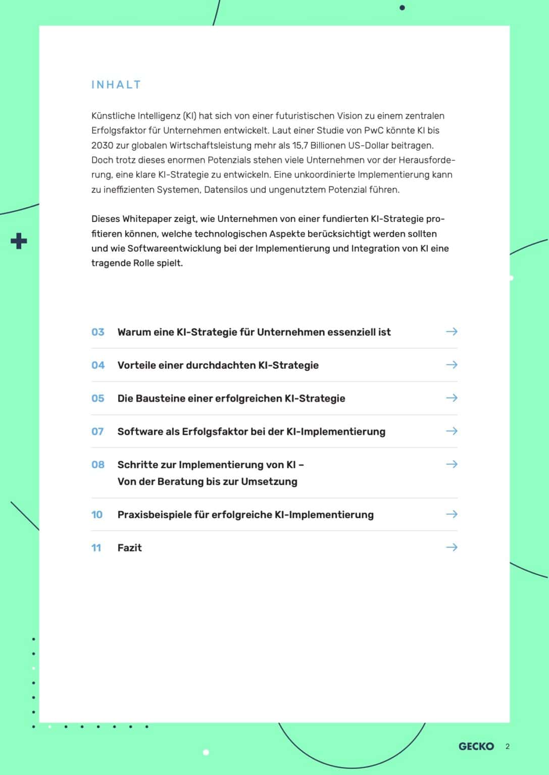 KI-Strategie für Unternehmen – Von der Beratung zur Umsetzung Whitepaper