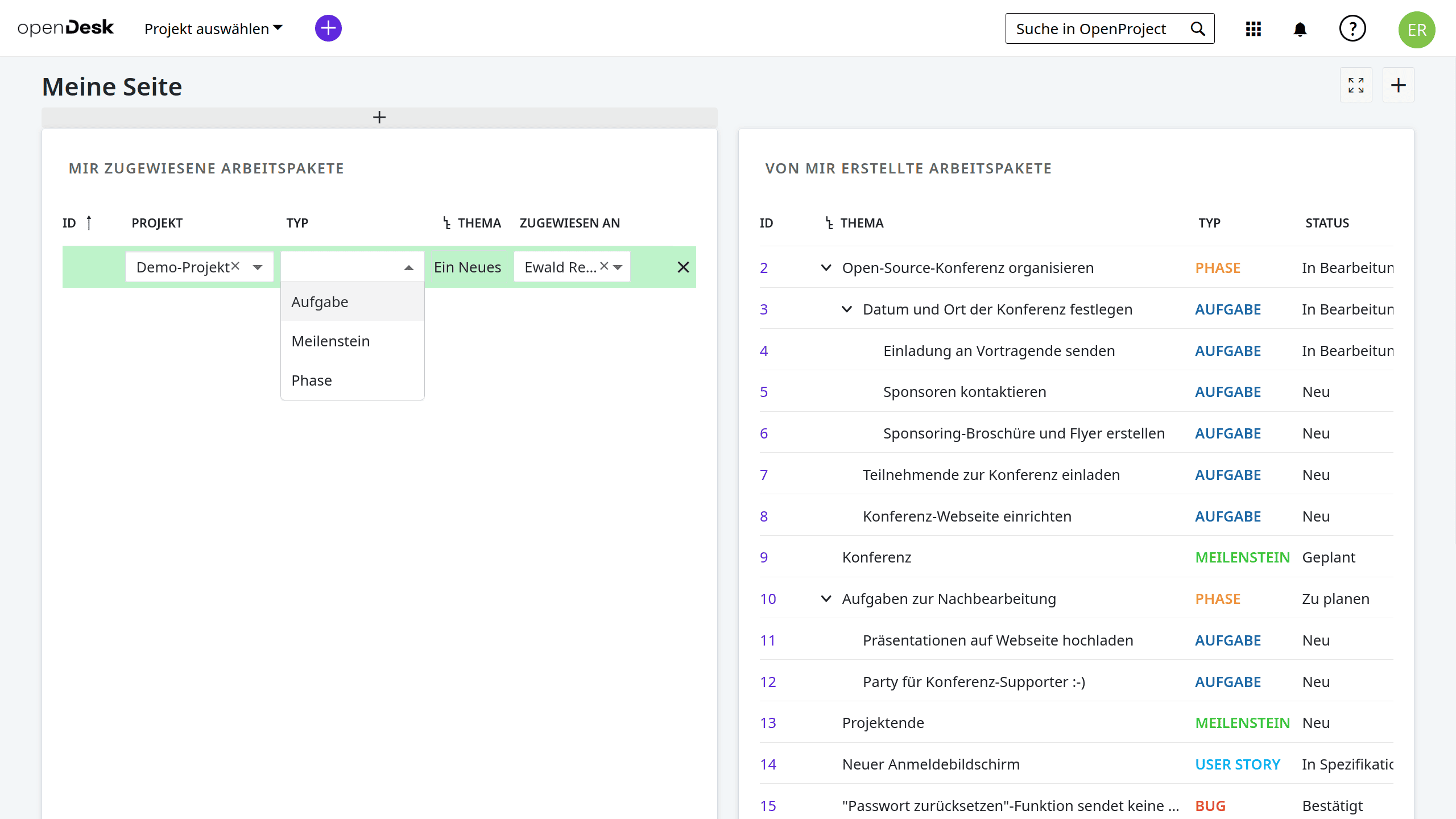 openDesk Open Project