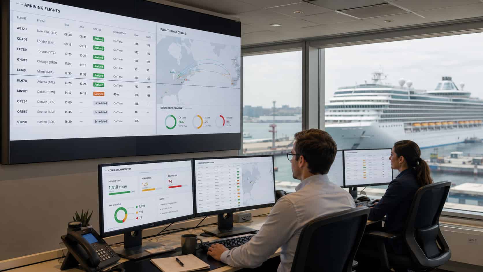Was ist Flight Monitoring für Kreuzfahrten?